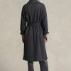 Abrigos cruzados de franela Ralph Lauren gris oscuro para mujer Abrigos cruzados de franela Ralph Lauren gris oscuro para mujer