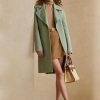 Abrigos cruzados de lana y cachemir Ralph Lauren Cameo para mujer en verde Abrigos cruzados de lana y cachemir Ralph Lauren Cameo para mujer en verde