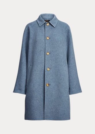 Abrigos de doble cara extragrandes de Ralph Lauren para mujer en azul