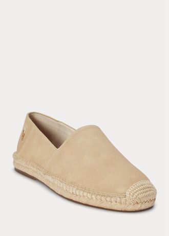 Alpargata de ante Cevio Ralph Lauren de hombre en beige