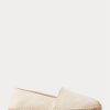 Alpargata de lona Ralph Lauren de hombre blanco Alpargata de lona Ralph Lauren de hombre blanco