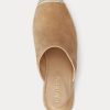 Alpargatas de ante Ralph Lauren Pennie de mujer de color caqui Alpargatas de ante Ralph Lauren Pennie de mujer de color caqui