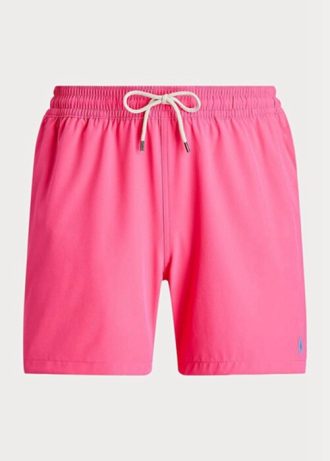 Bañador Ralph Lauren Traveller rosa para hombre