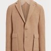 Blazer deportivo de sarga de lana texturizada Ralph Lauren Hadley para hombre, color marrón