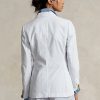 Blazers blancos de seersucker Ralph Lauren para mujer