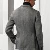 Blazers deportivos de espiga hechos a mano Ralph Lauren Kent en gris para hombre