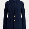 Blazers elásticos de dos botones Ralph Lauren para mujer en color azul marino Blazers elásticos de dos botones Ralph Lauren para mujer en color azul marino