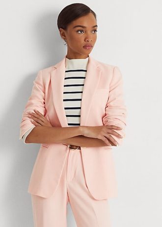 Blazers Ralph Lauren Georgette rosas para mujer