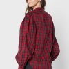 Blusas con botones Ralph Lauren rojas para mujer
