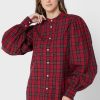 Blusas con botones Ralph Lauren rojas para mujer