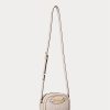Bolso bandolera mediano Jordynn con monograma de Ralph Lauren para mujer en rosa ruborizado/rosa claro