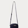 Bolso bandolera mediano Jordynn de piel Ralph Lauren para mujer, color azul marino francés