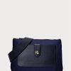Bolso bandolera mediano Ralph Lauren Oxford Jamey para mujer en azul marino
