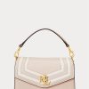 Bolso bandolera pequeño Tayler de piel napa Ralph Lauren para mujer en color rosa claro/vainilla