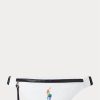 Bolso de mano Ralph Lauren Pride de lona blanca y multicolor para mujer Bolso de mano Ralph Lauren Pride de lona blanca y multicolor para mujer