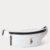Bolso de mano Ralph Lauren Pride de lona blanca y multicolor para mujer Bolso de mano Ralph Lauren Pride de lona blanca y multicolor para mujer