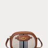 Bolsos cruzados medianos Jordynn a rayas Ralph Lauren para mujer Vnl_lrn Tn/Lrn Tn/Vnl-frn Bolsos cruzados medianos Jordynn a rayas Ralph Lauren para mujer Vnl_lrn Tn/Lrn Tn/Vnl-frn