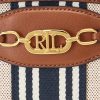 Bolsos cruzados medianos Jordynn a rayas Ralph Lauren para mujer Vnl_lrn Tn/Lrn Tn/Vnl-frn Bolsos cruzados medianos Jordynn a rayas Ralph Lauren para mujer Vnl_lrn Tn/Lrn Tn/Vnl-frn