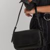 Bolsos de hombro pequeños Maddy de cuero negro para mujer de Ralph Lauren Bolsos de hombro pequeños Maddy de cuero negro para mujer de Ralph Lauren