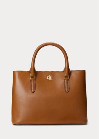 Bolsos satchel pequeños Marcy de cuero Ralph Lauren para mujer de Lauren Tan