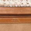 Bolsos tote Bellport grandes de crochet con ribete de cuero de Ralph Lauren para mujer en color crema pergamino