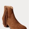 Botas de ante con flecos Lucille de Ralph Lauren para mujer en color marrón Botas de ante con flecos Lucille de Ralph Lauren para mujer en color marrón