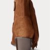 Botas de ante con flecos Lucille de Ralph Lauren para mujer en color marrón Botas de ante con flecos Lucille de Ralph Lauren para mujer en color marrón