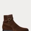 Botas Ralph Lauren Welington de ante de becerro en marrón oscuro para hombre Botas Ralph Lauren Welington de ante de becerro en marrón oscuro para hombre