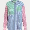 Camisas de algodón a rayas multicolor de Ralph Lauren para mujer Camisas de algodón a rayas multicolor de Ralph Lauren para mujer