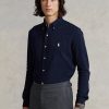 Camisas de malla ligera Ralph Lauren para hombre en color azul marino