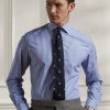 Camisas formales de popelina a rayas azules de Ralph Lauren para hombre Camisas formales de popelina a rayas azules de Ralph Lauren para hombre