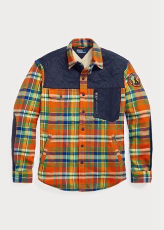 Camisas híbridas de franela a cuadros Ralph Lauren multicolor para hombre Camisas híbridas de franela a cuadros Ralph Lauren multicolor para hombre