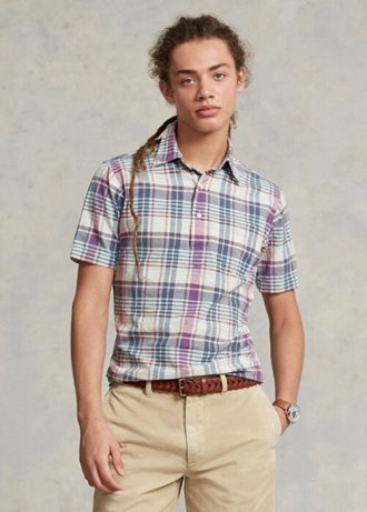 Camisas popover de madrás de corte clásico Ralph Lauren multicolor para hombre