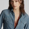 Camisas vaqueras Ralph Lauren Chambray índigo para mujer en azul Camisas vaqueras Ralph Lauren Chambray índigo para mujer en azul