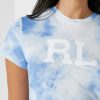 Camisetas azules con logotipo estampado de Ralph Lauren para mujer