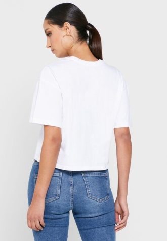 Camisetas blancas con cuello redondo y gráficos de Ralph Lauren para mujer Camisetas blancas con cuello redondo y gráficos de Ralph Lauren para mujer