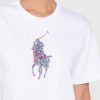 Camisetas blancas con cuello redondo y gráficos de Ralph Lauren para mujer Camisetas blancas con cuello redondo y gráficos de Ralph Lauren para mujer