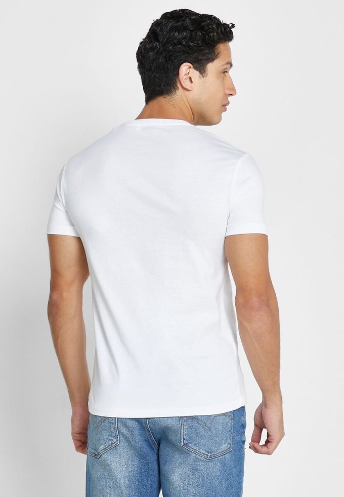 Camisetas blancas de cuello redondo con el logotipo de Ralph Lauren para hombre Camisetas blancas de cuello redondo con el logotipo de Ralph Lauren para hombre