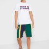 Camisetas blancas de cuello redondo con el logotipo de Ralph Lauren para hombre