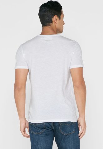 Camisetas blancas de cuello redondo con eslogan de Ralph Lauren para hombre