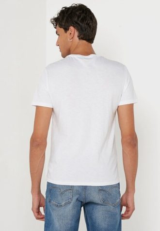 Camisetas blancas de cuello redondo estampadas de Ralph Lauren para hombre