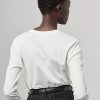 Camisetas blancas de manga larga de algodón Ralph Lauren Cinema Polo Bear para mujer Camisetas blancas de manga larga de algodón Ralph Lauren Cinema Polo Bear para mujer