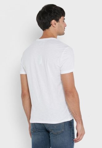 Camisetas blancas Ralph Lauren con logo en el pecho para hombre