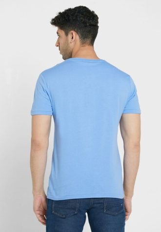 Camisetas de cuello redondo con el logotipo de Ralph Lauren para hombre en azul