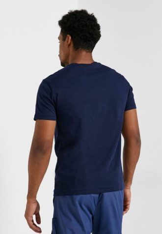 Camisetas de cuello redondo con el logotipo de Ralph Lauren para hombre en azul marino