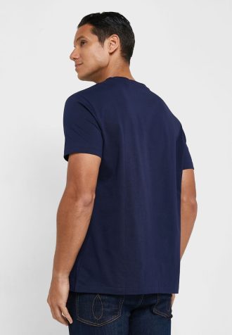 Camisetas de cuello redondo con el logotipo de Ralph Lauren para hombre en azul marino