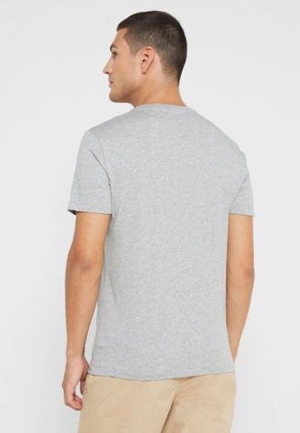 Camisetas de cuello redondo con el logotipo de Ralph Lauren para hombre en gris