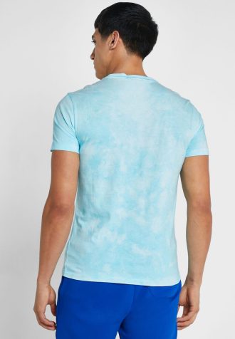 Camisetas de cuello redondo con gráfico de Ralph Lauren para hombre en azul