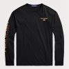Camisetas deportivas Ralph Lauren Classic Fit Polo para hombre, color negro