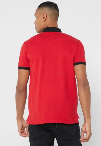 Camisetas esenciales Ralph Lauren rojas para hombre